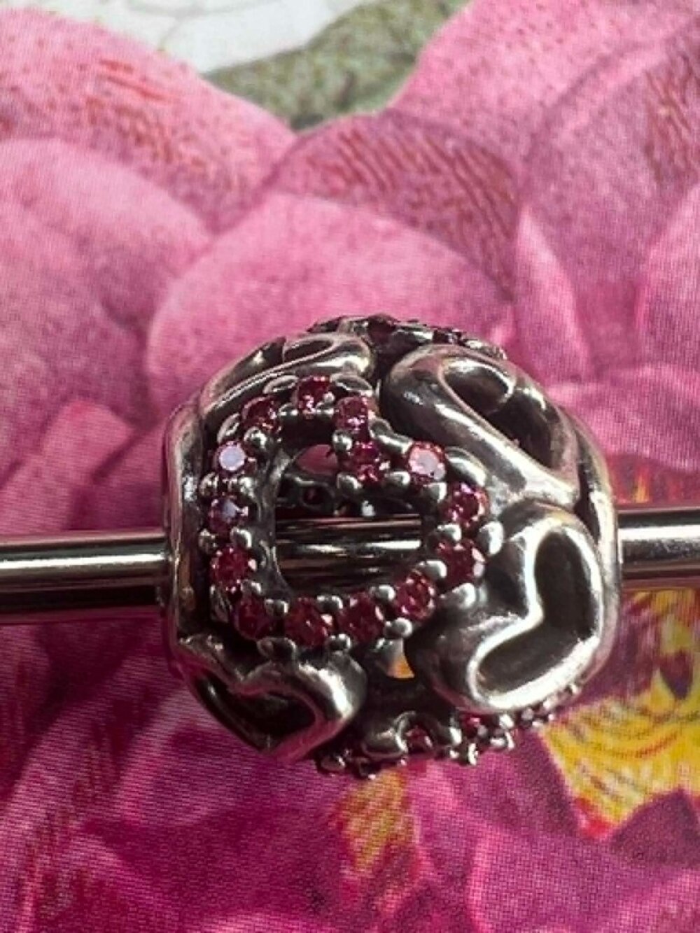 Authentic Pandora Falling in Love Charm #791424CZS